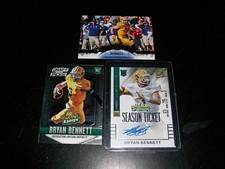 S'Eastern Louisiana BRYAN BENNETT 3-Card ROOKIE Lot- Contenders RC Autograph !