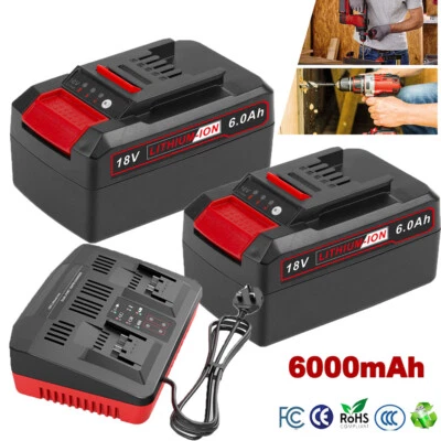 6.0Ah Battery For Einhell 18V li-Ion Battery X-Change Power Tool / Twin Charger