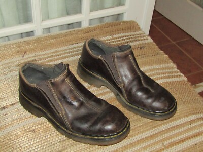 VTG Dr. Martens Loafers Mens Size 11 Brown Suede Casual Comfort Made In England Dr. Martens Dr. Martens Mens 11 Slip On Loafers Brown  main image 4