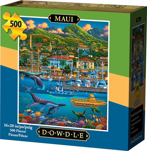 Rompecabezas de 500 piezas Maui Hawaii 16 x 20" Dowdle arte popular - Imagen 1 de 4