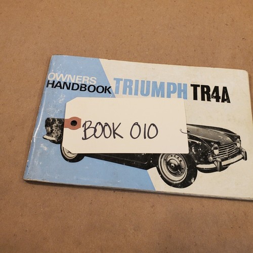 TRIUMPH TR4A TR 4 A OWNER'S HANDBOOK 512916 - Picture 15 of 15
