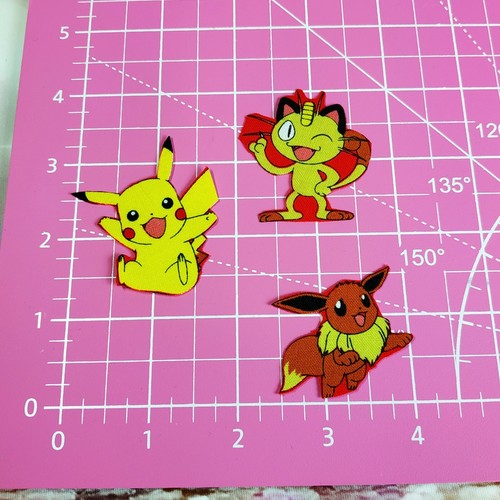 Pokémon Squirtle Fabric Iron-On Applique Patches For Kids, Jacket Cartoon - Picture 2 of 4