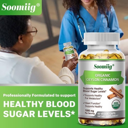 Organic Ceylon Cinnamon - Supports Healthy Blood Sugar Levels, Heart Health - Picture 8 of 10