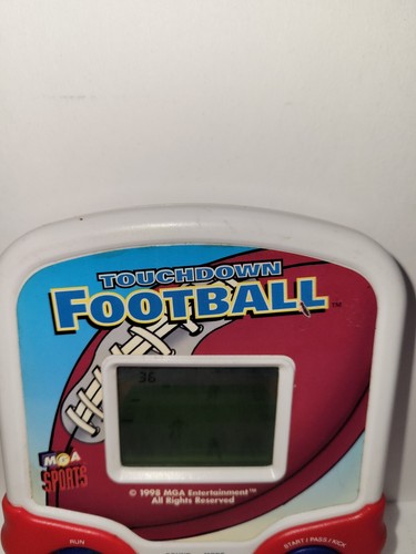 Vintage 1995 MGA Micro Games America Touchdown Football Handheld Electronic Toy - Picture 4 of 12