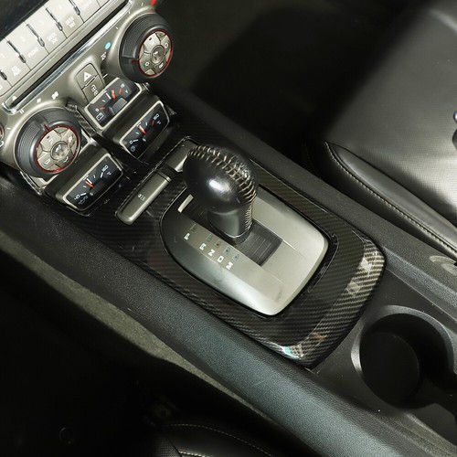Carbon Fiber Gear Shift Panel Trim Cover For Chevy Camaro 2010-2015 Accessories - Picture 12 of 17