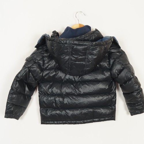 MONCLER Kids Puffer Jacket 4 Years 104 Cm Black Insulated Down Fill Polyamide - Picture 3 of 12