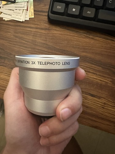 Digital Concepts Digital High Definition 3X Telephoto Lens With Caps - Picture 2 of 5