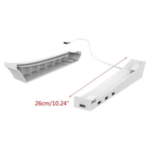 ABS Game Host Rack Storage Horizontal Bracket Stand For PS5 Digital Console - Picture 5 of 11