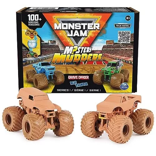 Hot Wheels Monster Trucks Set of 12 1:64 Scale Die-Cast Toy Trucks,  Collectible Vehicles (Styles May Vary) ( Exclusive)