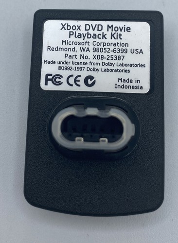 Original Xbox DVD Movie Playback Kit Receiver Only OEM [X08-25387] Tested - Picture 2 of 3