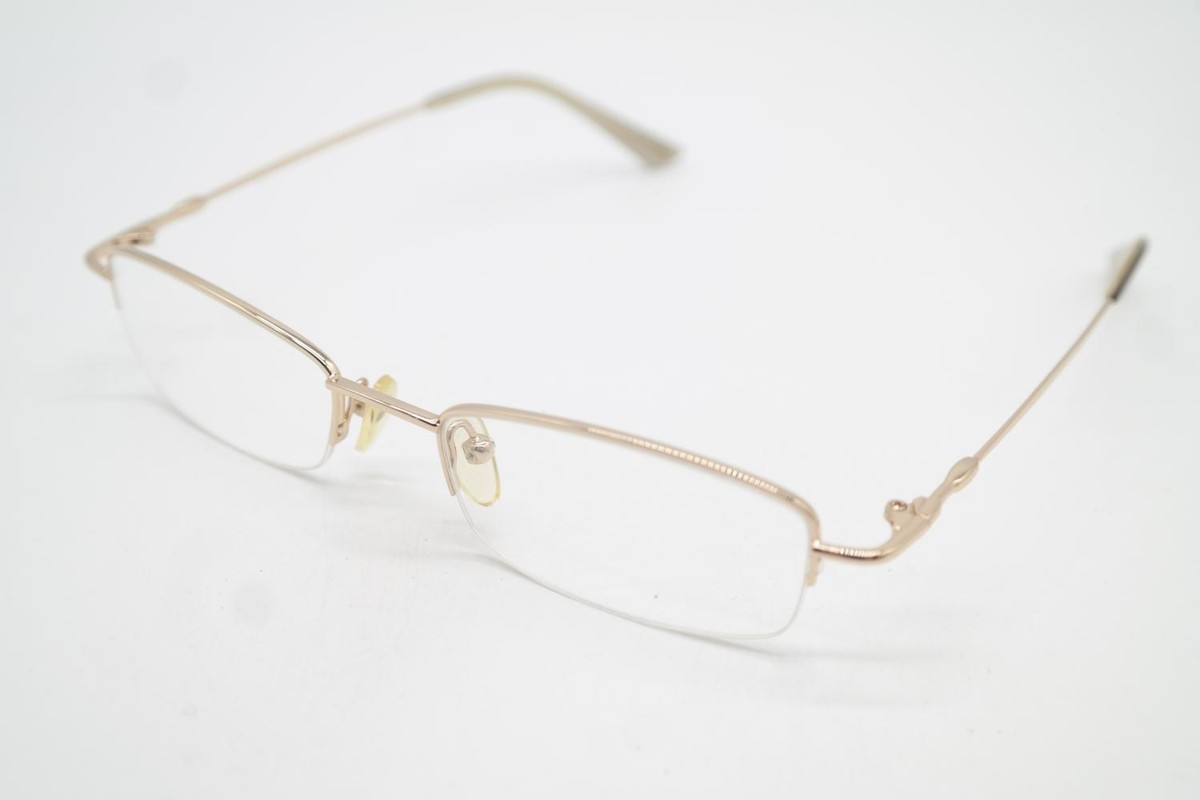 Monture De Lunettes Optinest ECO-072 Or Démi-monture - Métal - Neuve Sans étiquette - Allemagne