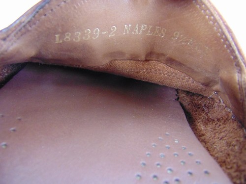 Giorgio Bruttini Brown Tasseled Leather Loafers Mens Size 9.5 EEE 18339-2 Naples - Picture 7 of 11