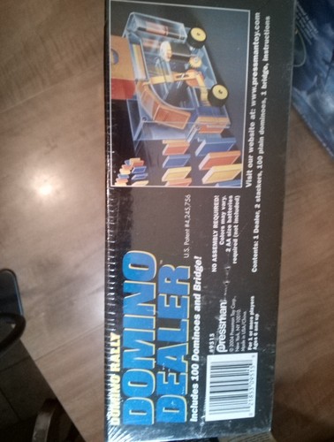 Domino Rally DOMINO DEALER 1992 Pressman Brand New Mint! Sealed #9515 Motorized - Picture 4 of 5