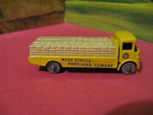 Lesney Toy Blue Circle Portland Cement Albion Chieftain No. 51 Grey Wheels Excel - Picture 2 of 6