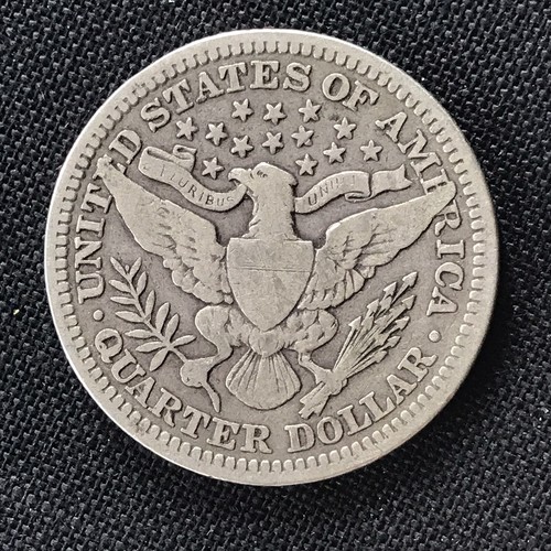 1902 P Friseur Quarter "LIBERTY" Stirnband - USA Münzen: Silber 25C - Bild 2 von 4