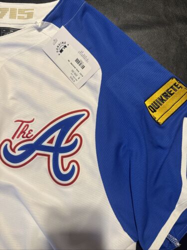 Braves Matt Olson Nike City Connect Jersey With Sponsor Patch 3XL New With Tags - Picture 3 of 5