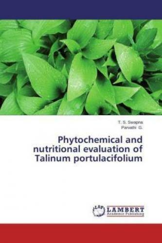 Thumbnail - Phytochemical And Nutritional Evaluation Of Talinum Portulacifolium