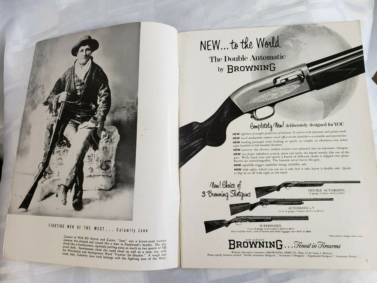 1955 GUNS MAGAZINE ORIGINAL VINTAGE REFERENCE COLLECTOR'S