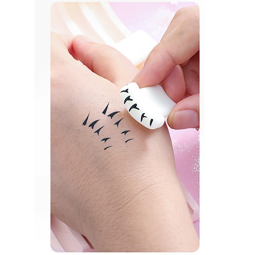Womens Trendy 2Pcs Soft Silicone Eyelash Eyeliner Stamp Cosmetics Makeup Tool - Picture 4 of 5
