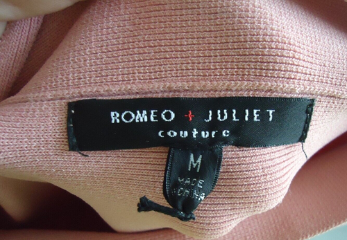 ROMEO JULIET COUTURE BANDAGE Bodycon Pink SPANDEX PENCIL STRETCH SKIRT Medium - Picture 3 of 5