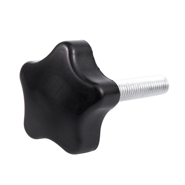 M8 x 35mm Male Thread Screw On Type Star Head Clamping Knob Grip E2Z7 S4R5