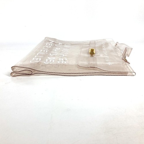 HERMES Vinyl Kelly 40 Clear Hand Bag Beach Bag 1997 Limited - Picture 4 of 10