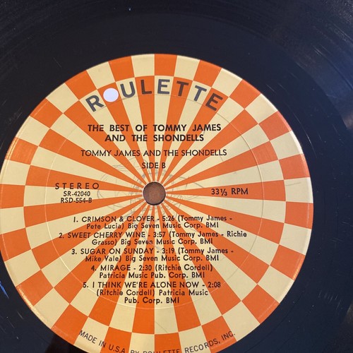 Tommy James and the Shondells The Best of SKIP ON MONY MONY RECORD FAIR ONE SKIP - Bild 7 von 7