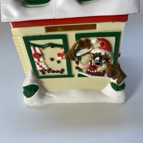 Looney Tunes Christmas House Russell Stover Candy~Coin Bank~1997~Excellent Condi - Picture 12 of 18