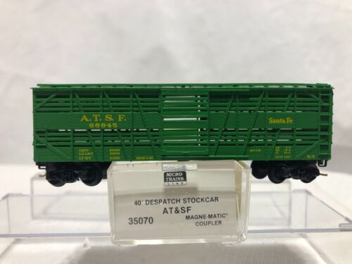 N Scale MT PA 35070b ATSF 40' Despatch Stock Car - Picture 2 of 3