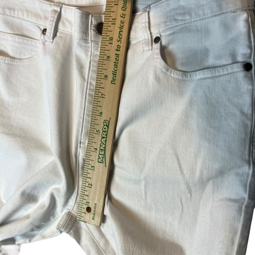 Eileen Fisher Women's 8 White High Rise Stretch Ankle Organic Minimalist Capsule - Picture 9 of 9