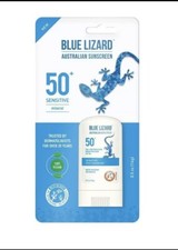 Blue Lizard Sensitive SPF50 Mineral Sunscreen Travel Broad Spectrum Exp 11/26