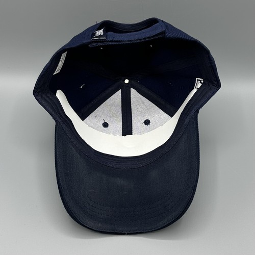 BK Old English "F" Baseball Hat Cap 3D Embroidery "F" Navy Blue Adjustable New - Picture 12 of 13