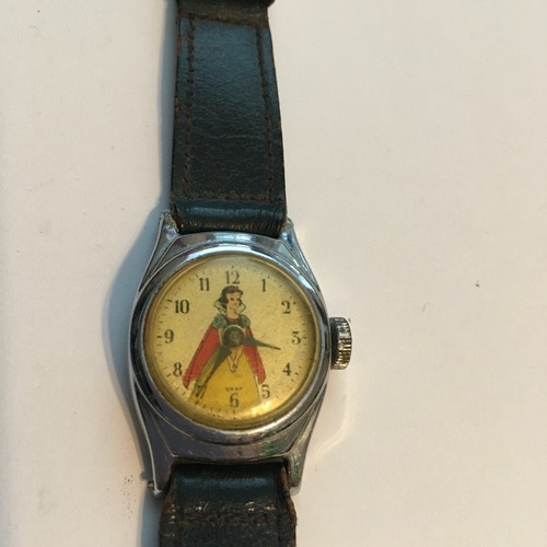 SCHNEEWEISS Walt Disney Productions WDP Uhr US Time 01M35 USA funktioniert nicht - Bild 3 von 7