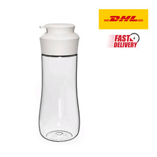Silicone Dust-Proof Seal Bottle Squeeze Sauce Easy-Squeeze Clear  Bottle 380ml