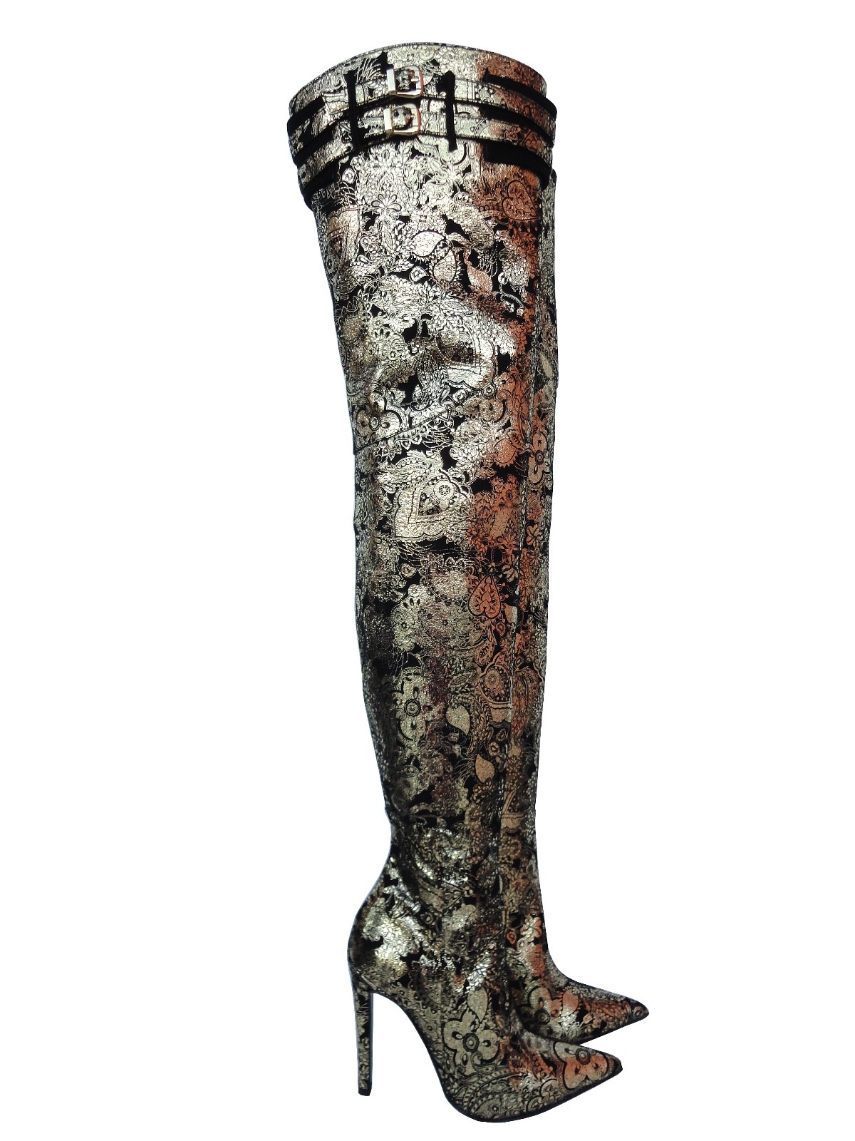 Descuento de la marca CQ COUTURE CUSTOM OVERKNEE BOTA STIEFEL BOTAS LEATHER BELT ORO BLACK NEGRO 37 Descuento de la marca CQ COUTURE CUSTOM OVERKNEE BOTA BOTAS STIEFEL BOTAS BOTA LEATHER BELT ORO BLACK NEGRO 37 6c3a55