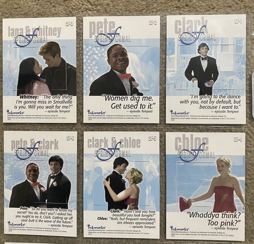 Inkworks SMALLVILLE Season 1 Binder Complete Base Set + Chase Card Sets + Promos - Picture 7 of 22