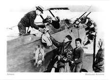 Postcard Airmail 1934 Maryland Aviation