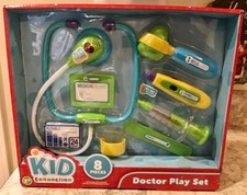 Kid Connection Doctor Play Set Blue/Green 8 Pieces Set