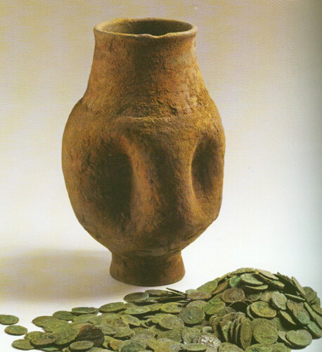 Moneda de plata Gran Bretaña romana "Beau Street" tesoro 17500 32BC-274AD baño Aquae Sulis - Imagen 9 de 9