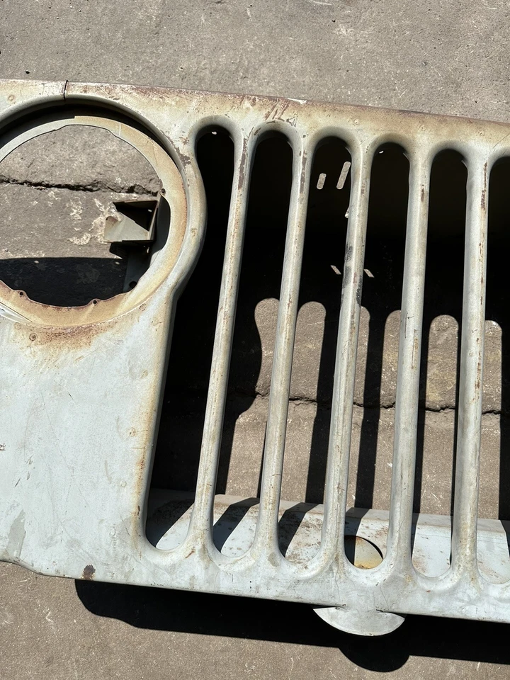 Panel de cabezal completo de parrilla delantera para camioneta Jeep Jeepster Commando 66-71 OEM Foto 3 de 4