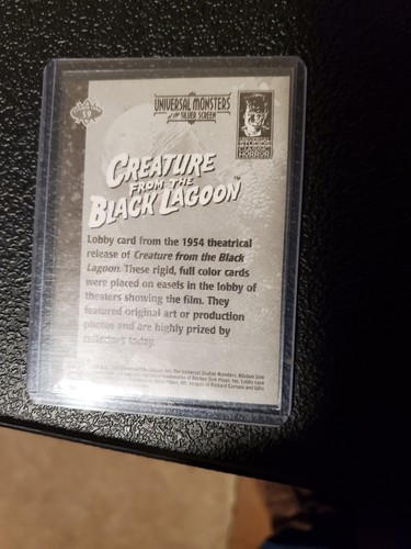 #59 CREATURE FROM THE BLACK LAGOON TRADING CARD - Picture 2 of 2