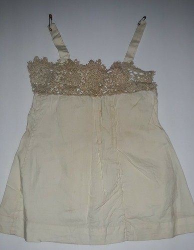 Wunderschöner Vintage ausgefallener Vollslip für französische/deutsche Biskuitpuppe oder Vintage Puppe - Bild 1 von 9