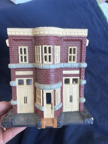 Vintage Plastercraft Ready To Paint Fire House Ceramic Building Ho Scale