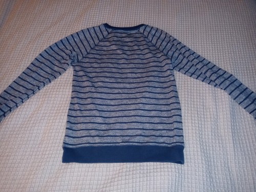 Shaun White Boy's Blue Striped Pullover Thin Sweater Sz Large 12-14 - Picture 2 of 4