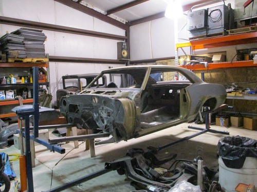 1967-1969 CAMERO firebird FIREWALL PAD INSULATION WITH CLIPS. WITHOUT AIR - Picture 2 of 5