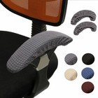 1Pair Office Armrest Chair Covers, Arm Rest Slipcovers, Office Computer Chair
