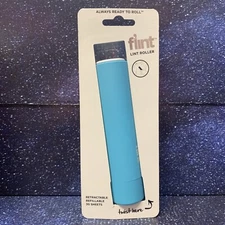 Flint Lint Roller Aqua Blue Retractable Refillable Lint Roller 30 Sheets NEW !