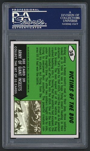 1994 Topps Mars Attacks Archives - 1st Day Issue #38 Victims Of The Bug PSA 7 - Picture 2 of 4