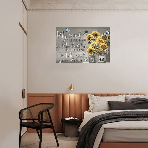 Butterfly And Quotes Pictures Canvas Poster Aesthetic Bedroom Decor - Picture 9 of 13