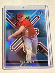 K124,398 - 2022 Finest Sky Blue Refractors #60 Nick Lodolo #/300